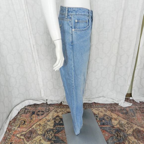 Lovers + Friends Diego High Rise Jeans Size 31 Light Wash Denim Skinny Cropped - Picture 4 of 12